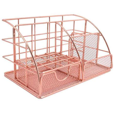 Organiseur de bureau, organiseur de tiroir en métal, boîte de rangement, porte-stylo