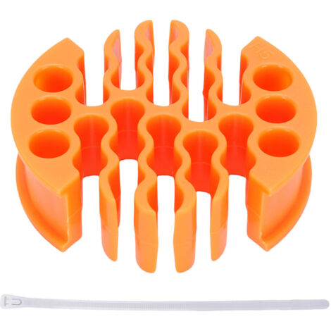 Organiseur de Câbles Ethernet PC pour CAT5 CAT5E CAT6 - Gestion et Protection des Fils avec 30 trous pour Organiser et Marquer les Câbles jusqu'à Ø0.7cm