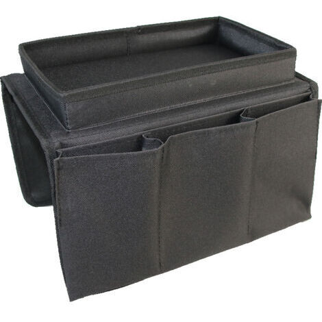Organiseur de canapé pour accoudoir de canapé, support de télécommande, sac de rangement avec porte-gobelet pour tablette, téléphone, tablette, livre, magazines