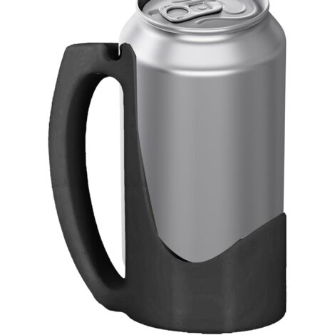 Organiseur de canettes soda, support portable avec poignée, ustensiles cuisine et gadgets pour garde-manger, étagère porte, armoire tiroir rangement Noir -