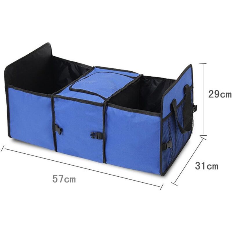 Organiseur de coffre – Idéal pour garder toutes les fournitures de camion ensemble, tout en étant pliable à plat pour un rangement facile. Organiseur