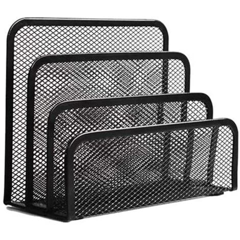 Organiseur de courrier de bureau à domicile, trieur/porte-lettres à fentes en maille, classeur