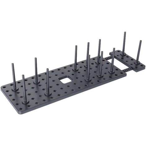 Organiseur de tiroir cuisine avec fond antidérapant et 12 chevilles, armoire extensible, étagère plateau rangement -