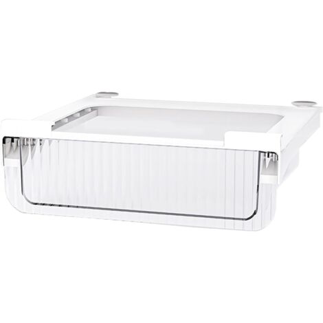 Organiseur de tiroir réfrigérateur – Boîtes rangement extractibles pour empilables cuisine, studio, Large -