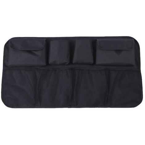 Organiseur de voiture pour la banquette arrière dans le coffre, noir