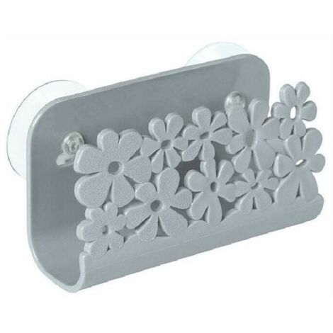 Organiseur d'évier de Cuisine/Bath, Égouttoir de Rangement avec Ventouses Porte-éponge pour évier de Cuisine Panier de Rangement Support de Robinet réglable