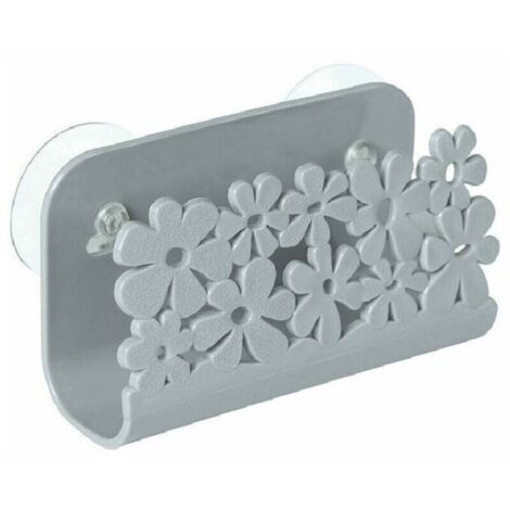 Organiseur d'évier de Cuisine/Bath, Égouttoir de Rangement avec Ventouses Porte-éponge pour évier de Cuisine Panier de Rangement Support de Robinet réglable