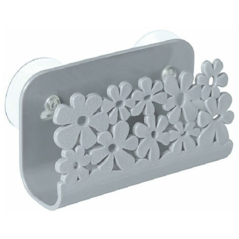 Organiseur d'évier de Cuisine/Bath, Égouttoir de Rangement avec Ventouses Porte-éponge pour évier de Cuisine Panier de Rangement Support de Robinet réglable