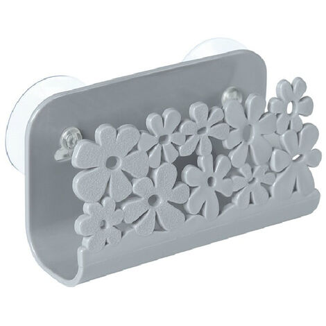 Organiseur d'évier de Cuisine/Bath, Égouttoir de Rangement avec Ventouses Porte-éponge pour évier de Cuisine Panier de Rangement Support de Robinet réglable, Lefou