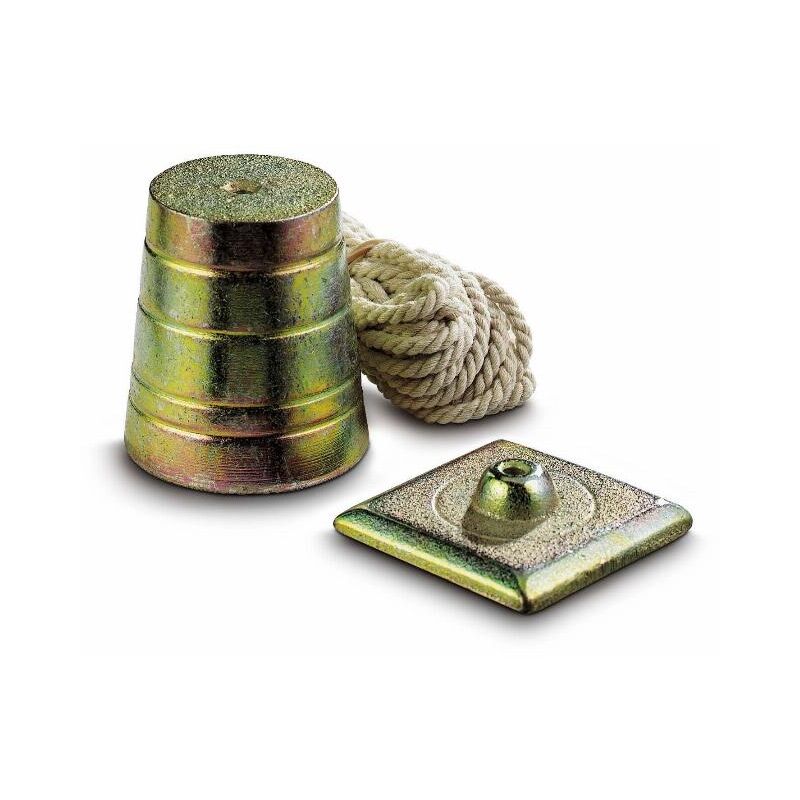 Stanley - Plomb de maçon 500gr et cordeau - 0-47-160