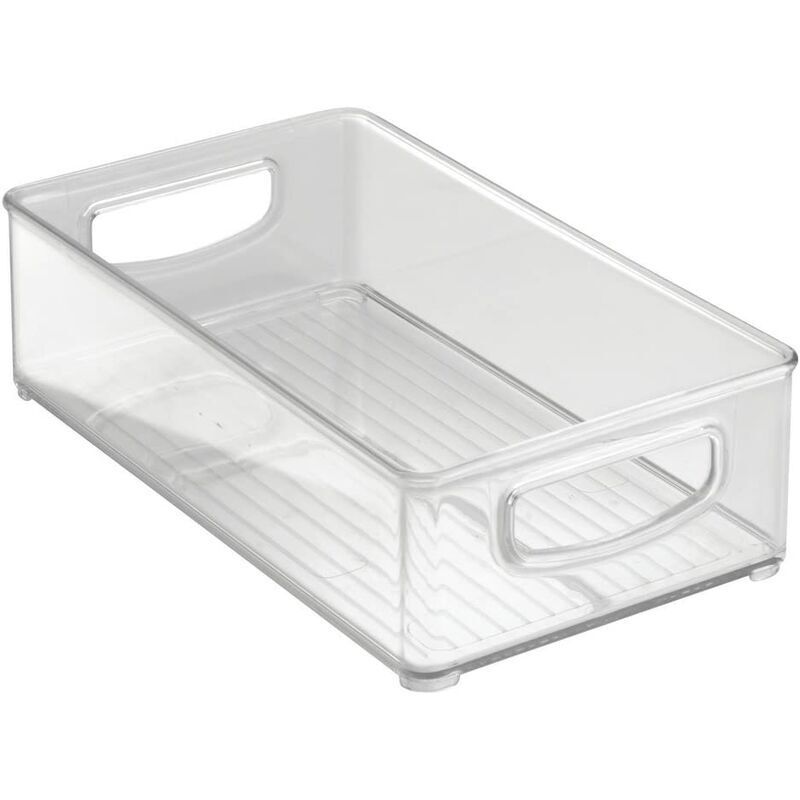 Organiseur Frigo Cusine, Rangement Transparent Ensemble de Rangement Bac Rangement Frigo Boîte de Rangement pour Le réfrigérateur, la Cuisine, Les