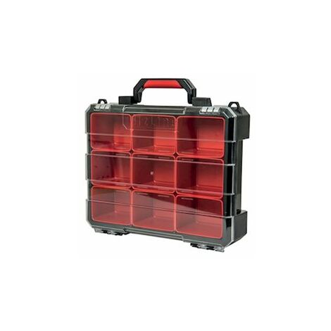 organiseur - profondeur 100 mm - avec 9 godets amovibles - bizline 790532
