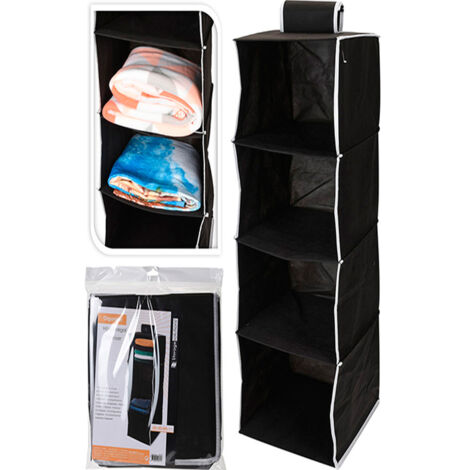 ORGANIZADOR ARMARIO 4 ESTANTES 30x30x84 CM
