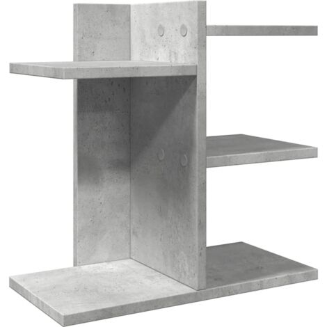 Organizador de armario de oficina 42 x 215 x 42 cm madera de ingeniería Gris hormigón 020043565
