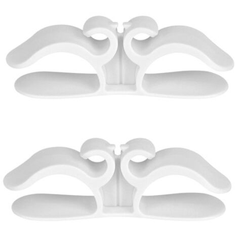Organizador de cables de cocina, 9,6 x 3 cm, pequeño enrollador de cables multifuncional para electrodomésticos de cocina, blanco, 2 unidades.