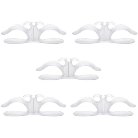 Organizador de cables de cocina, 9,6 x 3 cm, pequeño enrollador de cables multifuncional para electrodomésticos de cocina, transparente, 5 unidades.
