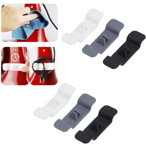 Organizador de cables de silicona – juego de 6 – Accesorio multifuncional para cafeteras y electrodomésticos de cocina