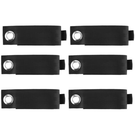 [Organizador de cables] StrapsFix [x6] Clips de nailon para guardar cables y mangueras de jardín/piscina