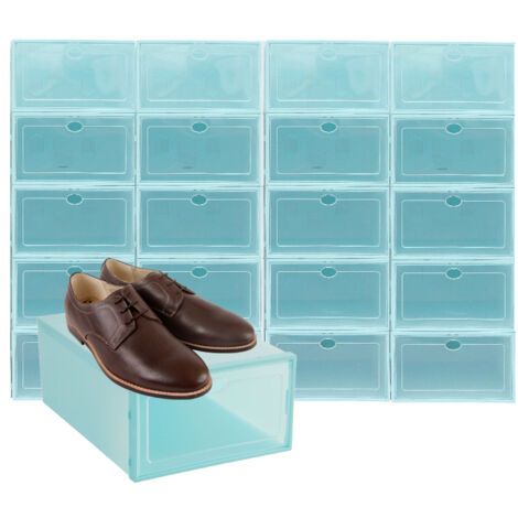 Organizador de cajas de zapatos con módulos de solapa tamaño XL