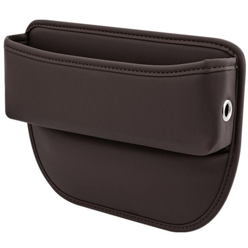 Organizador de coche, espacio para el asiento, bolsillo de cuero sintético para la consola delantera, para teléfonos móviles, llaves, tarjetas,