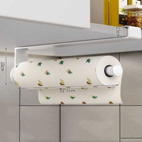 Organizador de cocina de pared - Maximiza tu espacio de almacenamiento - 31,7 cm de ancho, blanco