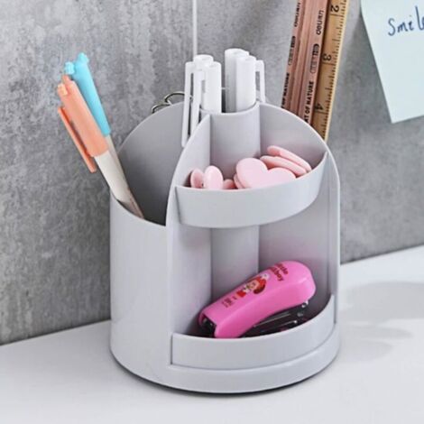 Organizador de escritorio, portalápices multifuncional, caja de almacenamiento, organizador de lápices, artículos de papelería, portalápices, caja para bolígrafos