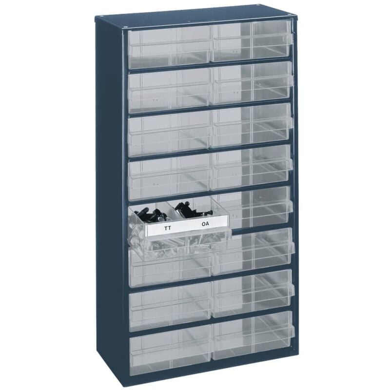 

Organizador de herramientas Raaco 1216-04 137423 con 16 cajones - Azul