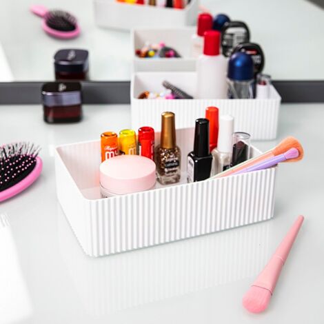 Organizador de maquillaje 1 compartimento - Blanco