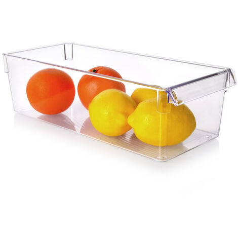 Organizador de nevera, contenedor de cocina para productos alimenticios, 36 x 15 x 10 cm