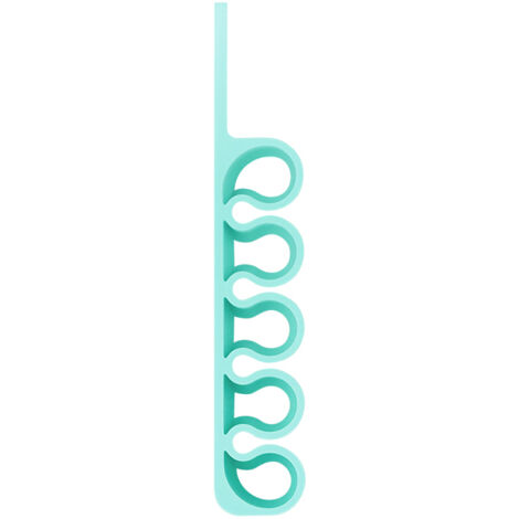 Organizador de oficina de silicona para cables, alambres, bolígrafos, menta