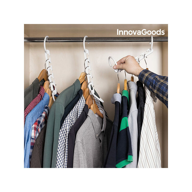 

Organizador de Perchas para 40 Prendas InnovaGoods (24 Piezas)