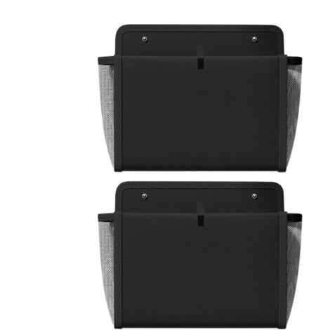 Organizador de puerta - 2 bolsillos de almacenamiento de pared para el hogar  Bolsa organizadora plegable para caravana para libros, bebidas, llaves, vasos, juguetes, aperitivos, garaje, oficina, coci