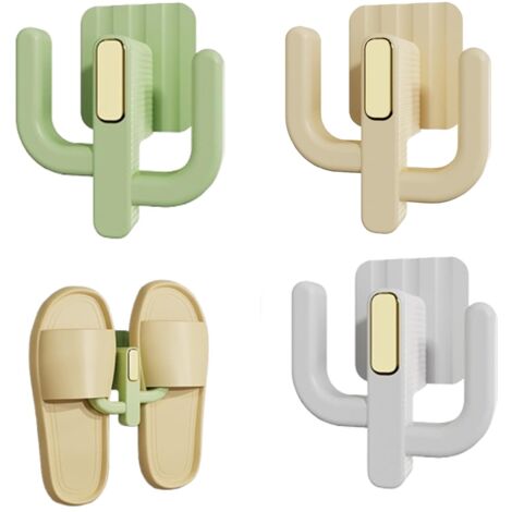 Organizador de zapatos de 3 piezas, para colgar en la pared, sin necesidad de taladrar, autoadhesivo, para puertas, armarios, baños y cocinas.