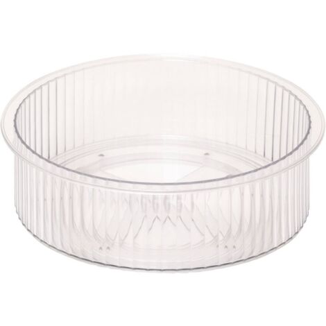Organizador giratorio streaks d23cm transparente - 5five