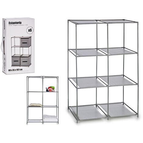 Organizador Kipit WR4325 Gris Metal Plástico