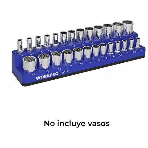Organizador magnético vacío para vasos de 1/4 estándar