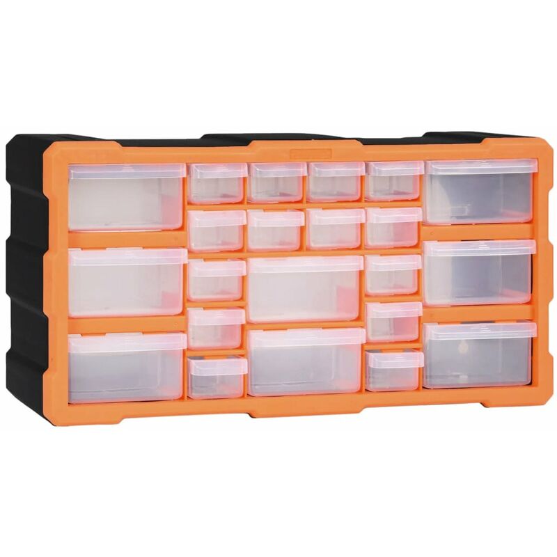 

Organizador multicajones con 22 cajones 49x16x25,5 cm