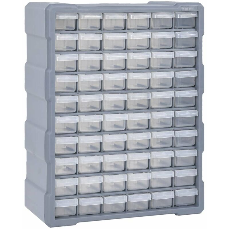 

Organizador multicajones con 60 cajones 38x16x47,5 cm