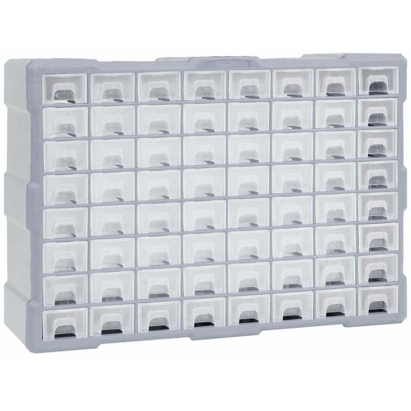 

Organizador multicajones con 64 cajones 52x16x37,5 cm
