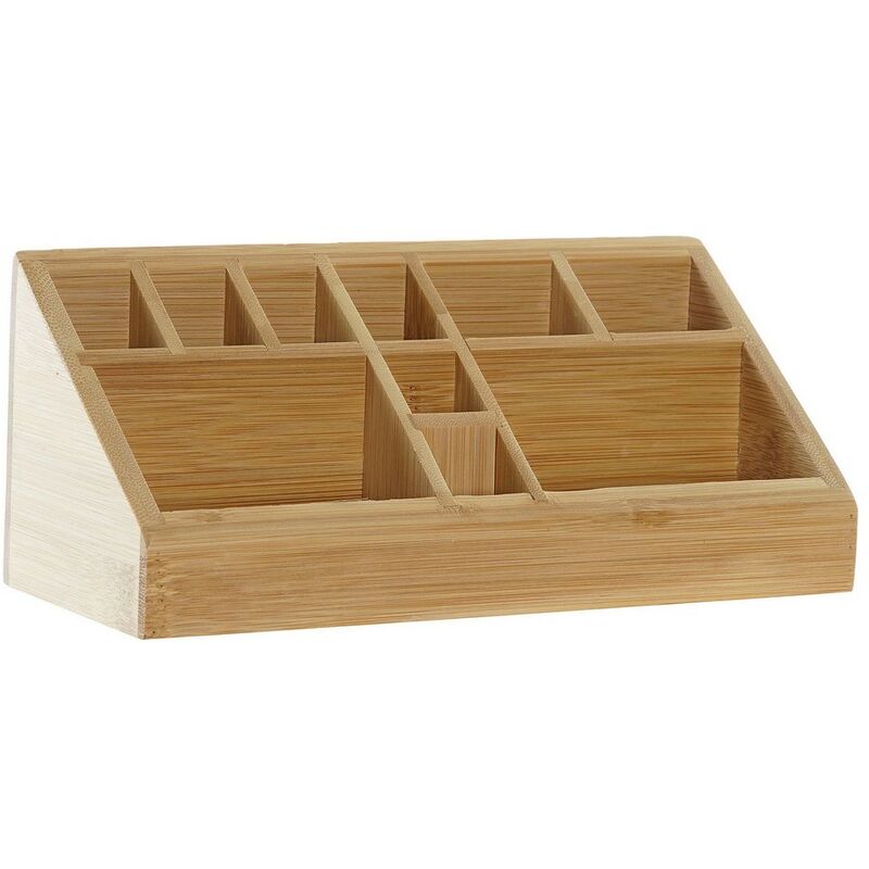 

Organizador Multiusos DKD Home Decor Escritorio Bambú (23 x 9 x 9.5 cm)