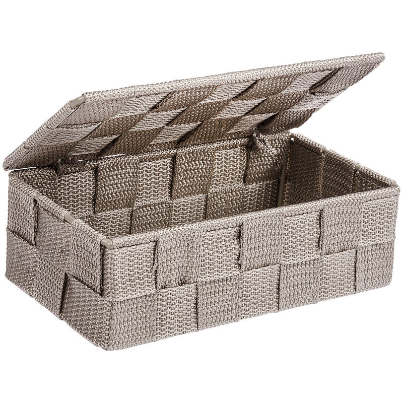 

Organizador para el baño Adria mini con tapa taupe - Wenko