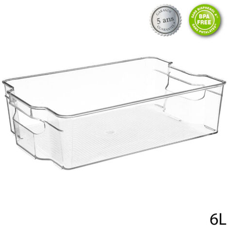 Organizador Para Nevera Tereftalato De Polietileno 6L 31x21cm Transparente