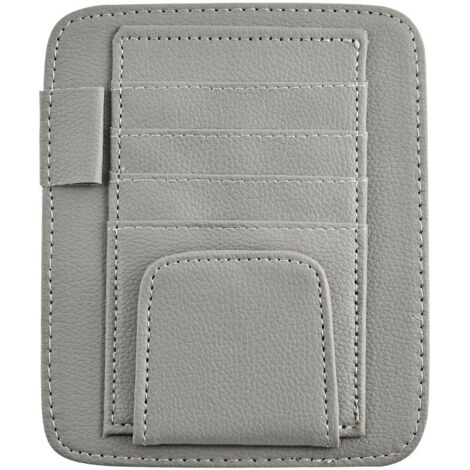 Organizador para visera de coche, organizador de tarjetas para gafas de sol