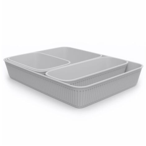 ORGANIZADORES SLIM BAOBAB BLANCO SET 4U.