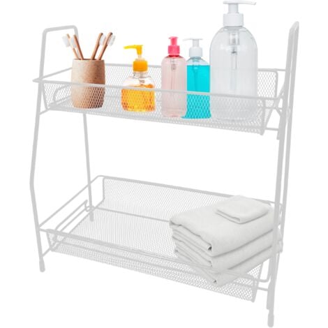 Misslo - Organizer portaoggetti da bagno da appendere, con tasche,  impermeabile, per contenitori da 1000 ml, colore: bianco : : Casa  e cucina