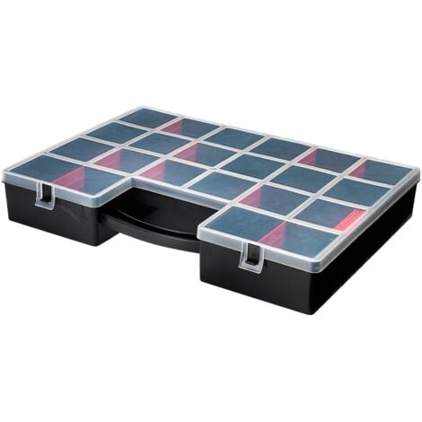 AUTRES Organizer 22 Fächer Aufbewahrungbox Sortimentskasten Schraubenbox Sortierkasten