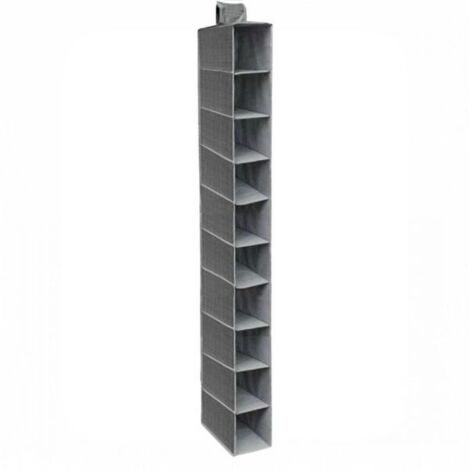 Organizer Armadio in Tessuto Portatutto Organizzatore Pensile 10 Ripiani 69705