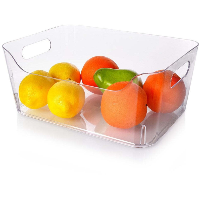 Excellent Houseware Organizer Aus Transparentem Kunststoff, 7 L