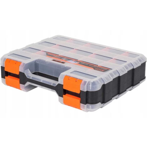 Organizer da officina bifacciale con portautensili 32x26 cm