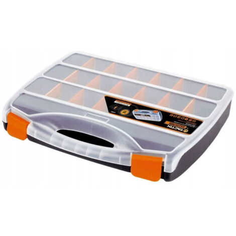 Organizer da officina con maniglia e divisori regolabili 31x38 cm